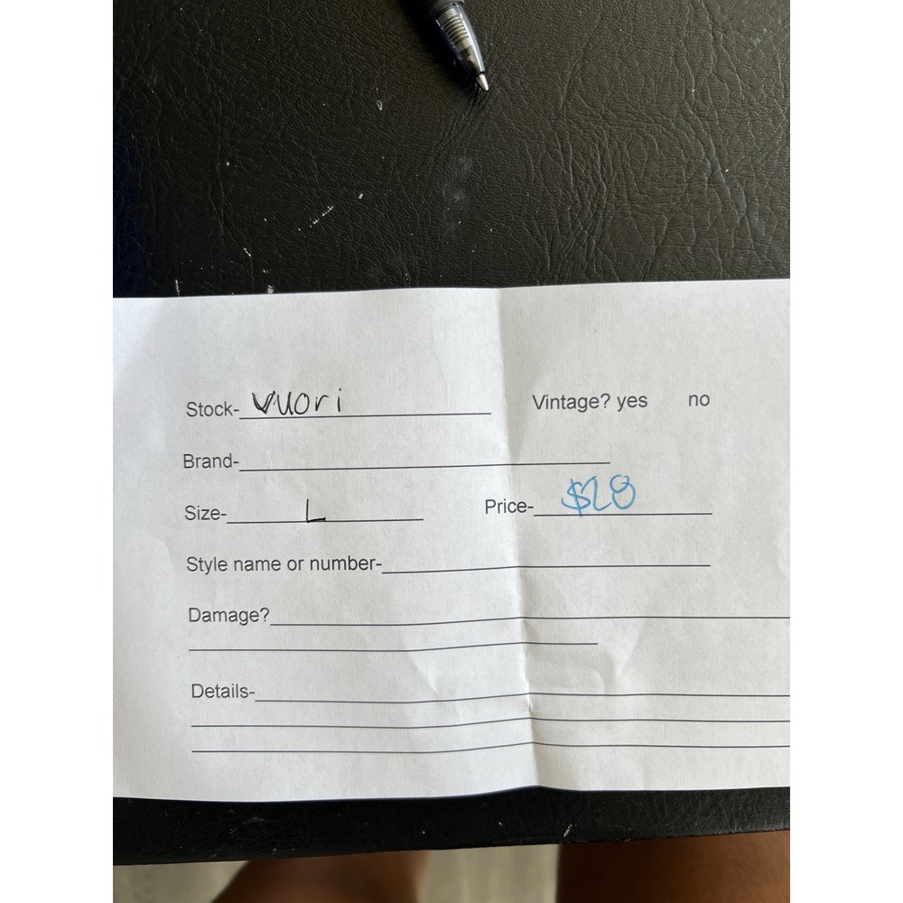 Vuori Cobalt Blue High-Neck Racerback Active Sports Bra Crop Top Size Large - Picture 8 of 8